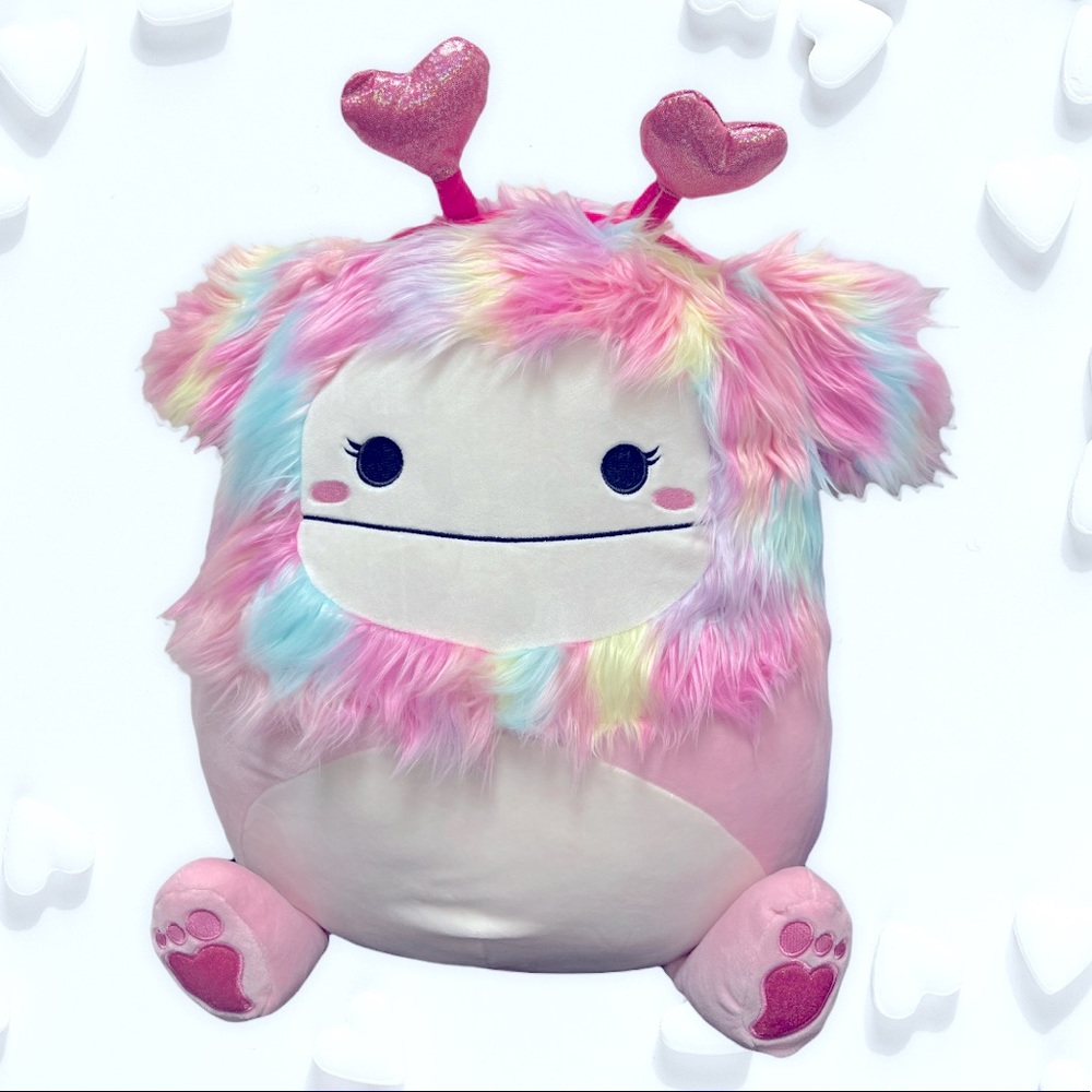 DORBRILLA 16” BIGFOOT RARE HTF VALENTINES SQUISHMALLOW ❤️❤️❤️❤️❤️❤️❤️❤️❤…